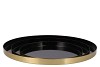 MARRAKECH BLACK PLATE 40X2CM