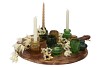 KARAKUM FOREST GREEN CANDLE H ASS