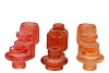 KARAKUM CORAL SUNSET CANDLE H ASS