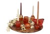 KARAKUM CORAL SUNSET CANDLE H ASS