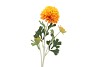 SILK DAHLIA 3X ORANGE 65CM NM
