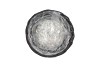 WICKER BASKET POT + ZINC BLACK 15X10CM