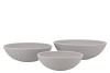 VINCI MATT GREY BOWL LOW 30X9CM NM