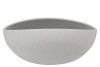 VINCI MATT GREY BOWL OVAL 31X21X13CM NM