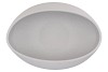 VINCI MATT GREY BOWL OVAL 31X21X13CM NM