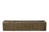 WOOD RECTANGLE NATURAL 43X10X9CM