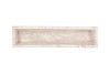 WOOD RECTANGLE WHITE 32X8X7CM