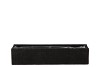 WOOD RECTANGLE BLACK 32X8X7CM