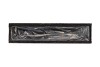 WOOD RECTANGLE BLACK 37X9X8CM