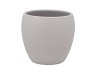 VINCI MATT GREY FLOWER POT 14X13CM NM