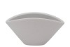 VINCI MATT GREY BOWL OVAL 24X17X12CM NM