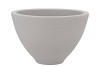 VINCI MATT GREY BOWL 23X15CM NM