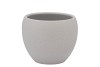 VINCI MATT GREY FLOWER POT 14X11CM NM