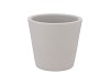 VINCI MATT GREY CONTAINER POT 15X13CM NM
