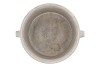 CONCRETE EARS GREY POT 27X23CM NM