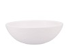 VINCI MATT WHITE BOWL LOW 20X7CM NM