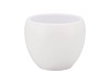 VINCI MATT WHITE FLOWER POT 14X11CM NM
