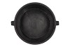 CONCRETE EARS BLACK POT 27X23CM NM
