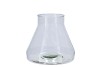 GLASS MILK BOTTLE ROCA CLEAR 17X17CM NM