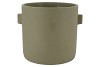 CONCRETE EARS ARMY GREEN POT 32X28CM NM