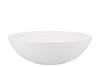 VINCI MATT WHITE BOWL LOW 25X8CM NM