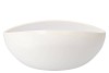 VINCI MATT WHITE BOWL OVAL 31X21X13CM NM