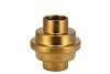 STAIRS GOLD MAT VAAS 14X15CM