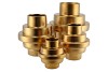 STAIRS GOLD MAT VAAS 26X30CM
