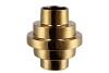 STAIRS GOLD SHINY VAAS 22X25CM
