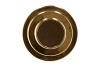 STAIRS GOLD SHINY VAAS 22X25CM