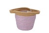 TRIPOLI BASKET POT LILAC 15X14CM NM