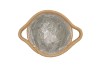 TRIPOLI BASKET POT PETROL/GREY 15X14CM NM