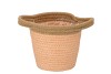 TRIPOLI BASKET POT PEACH 15X14CM NM