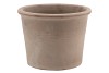 TERRA CHOCO POT CILLINDER GRIJS 22X17CM NM