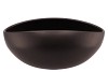 VINCI MATT BLACK BOWL OVAL 31X21X13CM NM