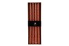 CANDLE CROWN TWIST PEACH PER 4 2X30CM NM
