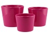 CERAMIC PINK SHINY POT 15X13,5CM NM