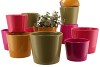 CERAMIC PINK SHINY POT 15X13,5CM NM