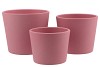 CERAMIC PINK ROSE POT 15CM NM