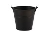 ZINC BASIC BLACK BUCKET 10X9,5CM NM