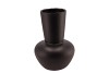 DJEDDA VASE FLAT MAT BLACK 21X29CM