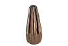 IRON STONE METAL GLAZED VASE 13X30CM