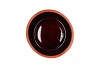 IRON STONE RED GLAZED POT 16X15CM