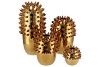 SPIKE GOLD SHINY VAAS 17X22CM
