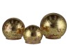 LED GLASS BALL MESSING 8/10/12CM 3DLG