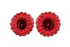 RASPBERRY VASE RED 16X16CM
