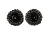 RASPBERRY VASE BLACK 16X16CM