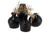 DOBRA BLACK VASE 5X10X18CM