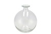 DRY GLASS CLEAR BOTTLE SPHERE SHADED 13X15CM