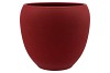 VINCI RED VELVET FLOWER POT 31X28CM